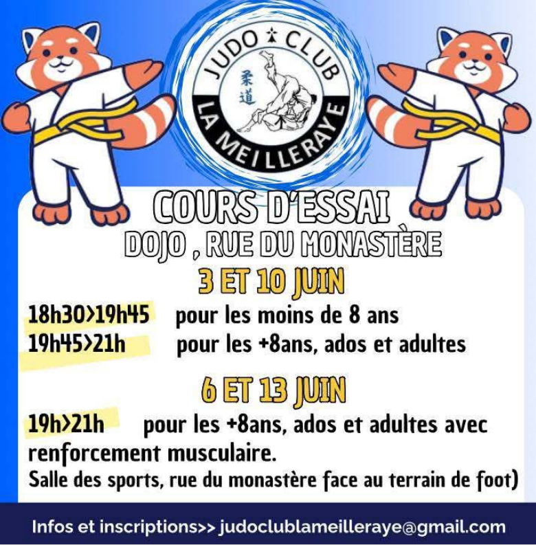 COURS d'essai en juin