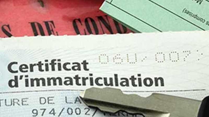 Certificats d'immatriculation Certificats d'immatriculation