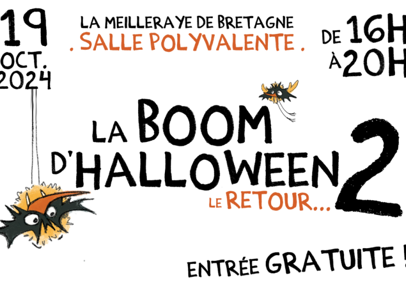  BOOM HALLOWEEN 19 OCTOBRE 2024