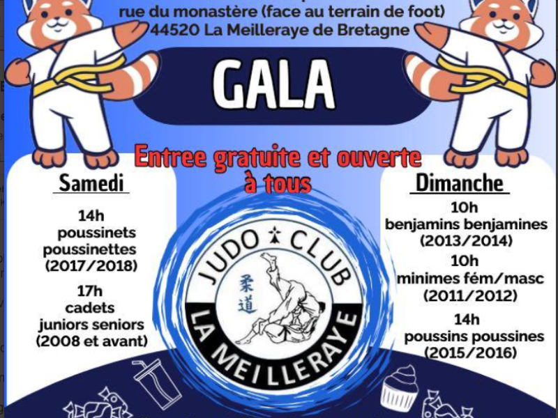 GALA JUDO 5, 6 avril 2025