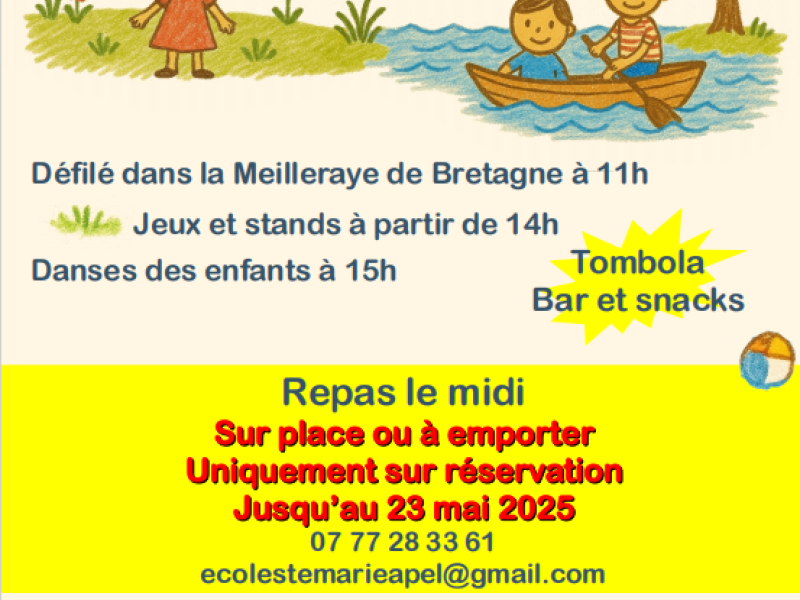 KERMESSE ECOLE SAINTE MARIE