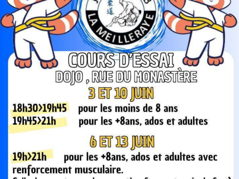 COURS D'ESSAI JUDO 